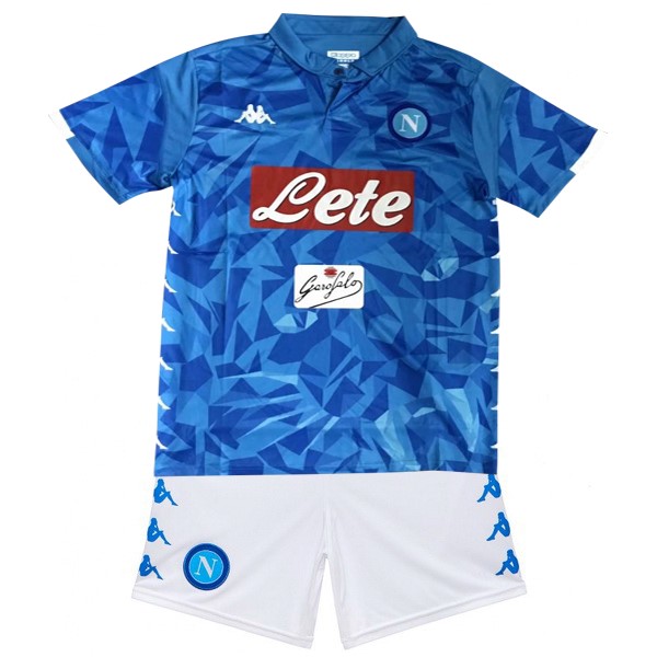 Camiseta Napoli Primera equipo Niños 2018-19 Azul Blanco